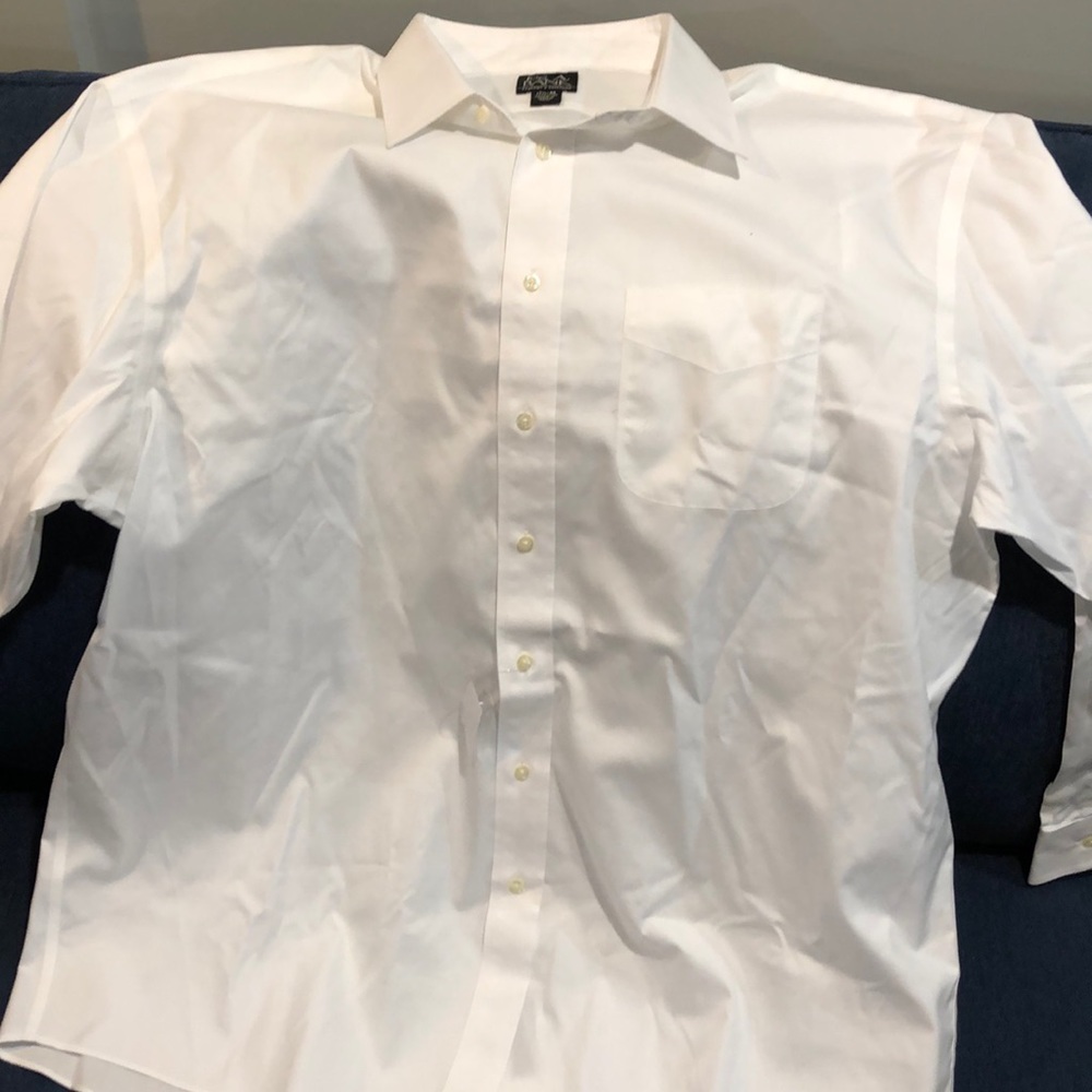 Jos a bank brand new white dress shirt